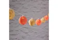 Produktbild: Lights4fun LED-Lichterkette 10er LED Solar Lichterkette Rattan Kugeln bunt