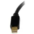 Produktbild: StarTech.com Mini DisplayPort auf DVI Adapter / Konverter St/Bu DVI-Adapter M bis DVI-I W 10.2 cm Schwarz