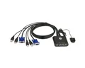Produktbild: Aten CS22U KVM Switch VGA, USB, 2 Ports Computer-Adapter