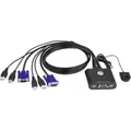Produktbild: ATEN CS22U-AT 2 Port KVM-Umschalter VGA USB 2048 x 1536 Pixel