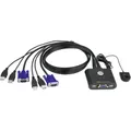 Produktbild: ATEN CS22U-AT 2 Port KVM-Umschalter VGA USB 2048 x 1536 Pixel
