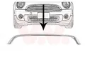 Produktbild: VAN WEZEL 0508518 Zier-/Schutzleiste, Kühlergitter for MINI