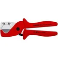 Produktbild: KNIPEX 90 25 185 Rohrschneider Stahl Kunststoff Rot 1 2 cm 18 5 ~D~