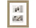 Produktbild: Bilderrahmen Collage Holz Home beigebraun 2 Fotos 10x15 cm