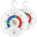 Produktbild: Doppelpack Kühlschrankthermometer Zifferblatt Kühlschrank Thermometer, 65 mm ...