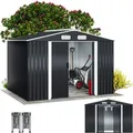 Produktbild: Geräteschuppen Anthrazit Metall 260x205x180cm