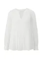 Produktbild: s.Oliver BLACK LABEL Blusentop Bluse mit Plissée-Struktur - Regular Fit
