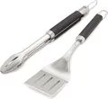 Produktbild: Weber Grillbesteck Precision 2-tlg. Edelstahl Schwarz