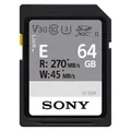 Produktbild: Sony Sdxc Sf-E Series 64Gb Uhs-Ii V30 - Sfe64A NEU