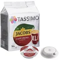 Produktbild: TASSIMO JACOBS CAFFÈ CREMA CLASSICO XL Kaffeediscs, Arabica- und Robustabohnen mild, 16 Stück