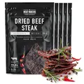 Produktbild: Peppered Beef Jerky Steak 500g - Getrocknetes Rindersteak Proteinreiches Rind...