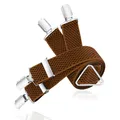 Produktbild: LINDENMANN Hosenträger Herren cognac marine X-Form elastisch und längenverstellbar Made in Germany, Größe/Size:120, Farbe/Color:braun