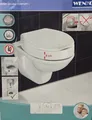 Produktbild: WC-Sitz WENKO Modell Secura Comfort L, erhöhte Sitzfläche (8cm), in Weiß, NEU