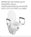 Produktbild: WENKO WC-Sitz Secura Comf. ,ACHTUNG DEFEKT, ABER EINSETZBAR SCHARNIERE GEBROCHEN