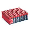 Produktbild: 80x ANSMANN Alkaline Batterie AA Mignon 1,5V - LR6 AM3 MN1500 (80 Stück)