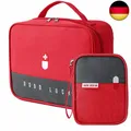 Produktbild: ANCHHE 2PCS Medikamententasche, Leer Medizin Aufbewahrungstasche, Große 