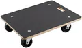 Produktbild: Metafranc Transportroller 590 x 490 mm - 400 kg Tragkraft - Siebdruckplatte - PA-Räder / Möbelroller / Transporthilfe für Umzug / Rollwagen für Möbel-Transport / Kistenroller aus Holz / 822020