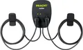Produktbild: PRACHT Wallbox ALPHA XT NRG1002 | 2x Typ-2 | 2x 11 kW | 3-phasig | 2x 5,5m Kabel | RFID | Lastmanagement | IP65