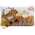 Produktbild: Nici Rechteckiges Kissen Hochlandrind McMooray & Küken Eggwina GREEN - Braun