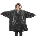 Produktbild: Eskimo Decke mit Ärmel Pullover DeckenKapuzenpullover Übergroße Sweatshirt Ho...