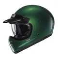 Produktbild: HJC V60 Solid Deep Green Gr. L Offroad Helm Motorradhelm mit Schirm