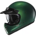 Produktbild: Motorrad Helm L - HJC V60 Solid - Retro Vintage 80er Jahre grün glanz