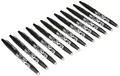 Produktbild: Pilot Frixion Erasable Rollerball Pen, 0.7 mm Tip - Black, Box of 12 Black 12 Co