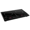 Produktbild: Esperanza Doppelinduktionskochplatte EKH008, 2000 Watt, schwarz, Neu