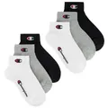 Produktbild: Champion Kurzsocken 6 Pack Quarter Socks (6-Paar, Set) für sportive Aktivitäten, sportlicher Look, aus Baumwollmischung grau 31 (34)