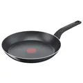 Produktbild: Tefal Easy Cook & Clean Bratpfanne 32 cm, Antihaftbeschichtung, Thermo-Signal bei idealer Brattemperatur, beschichtete Pfanne, NICHT induktionsgeeignet, Made in France, Schwarz, B5550833
