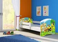 Produktbild: Clamaro Kinderbett (Kinderbett, Babybett 70x140, 80x160, 80x180cm Juniorbett, Kind, Motiv, Schublade CLAMARO)