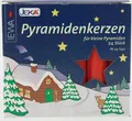 Produktbild: Pyramidenkerzen rot 24 Stück-Packung von EWA Ø 14 x  L 74 mm  95048911