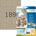 Produktbild: HERMA 10750 - Braun - Rechteck - Dauerhaft - 25,4 x 10 mm - A4 - Universal
