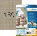 Produktbild: HERMA 10750 Silphie-Papier Etiketten A4 25.4x10 mm naturbraun permanent haftend