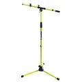 Produktbild: keepdrum MS106 YW Gelb Mikrofonständer Mikrofonstativ mit Galgen u. Metall-Sockel