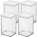 Produktbild: ROTHO LOFT TRANSPARENTER LEBENSMITTELBEHÄLTER SET 4 STÜCK (1,0 L) VORRATSDOSE