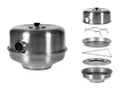 Produktbild: Agnelli Family Kochgeschirr Set Aluminium mit Deckel Ø 35 cm 6 tlg