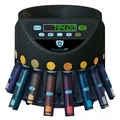 Produktbild: Automatischer Euro Münzzähler & sortierer Geldzählmaschine SR1200 mit Abhülsu...