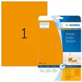 Produktbild: HERMA Universal Etiketten SPECIAL 210 x 297 mm neon orange 20 Etiketten