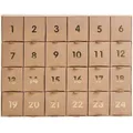 Produktbild: Adventskalender zum befüllen, Kraft-gold, 36,5 x 29 x 6 cm FSC MIX