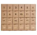 Produktbild: Adventskalender Adventskalender zum befüllen, Kraft-gold, 36,5 x 29 x 6 cm FSC MIX