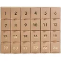 Produktbild: Adventskalender zum befüllen, Kraft-gold, 36,5 x 29 x 6 cm FSC MIX