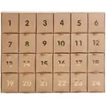 Produktbild: Adventskalender zum befüllen, Kraft-go*d, 36,5 x 29 x 6 cm FSC MIX | Kalender