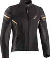 Produktbild: Ixon Ilana Evo Damen Motorrad Textiljacke Farbe: Schwarz/Anthrazit/Gold, Grösse: S