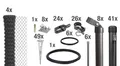 Produktbild: Alberts Zaun Alberts 631253 Maschendrahtzaun als Zaun-Komplettset, mit Einschlagbod, Alberts 631253 Maschendrahtzaun als Zaun-Komplettset, mit Einschlagbod