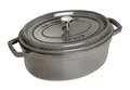 Produktbild: STAUB, Cocotte , gusseiserner Bräter, oval 37 cm, grau, 37 cm, 1 Einheiten