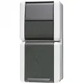 Produktbild: Jung WG 800 IP44 Steckdose mit Wechselschalter 876W