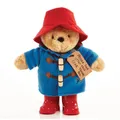 Produktbild: Hochwertiger stehender Paddington-Bär aus Plüsch mit Stiefeln und bestickter Jac