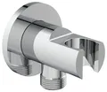 Produktbild: Ideal Standard Wandanschlussbogen Idealrain mit Brausehalter rund chrom BC807AA