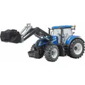 Produktbild: bruder New Holland T7.315 , Modellfahrzeug (blau/grau, mit Frontlader)